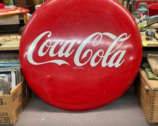 36” Coca-Cola button 1960’s original