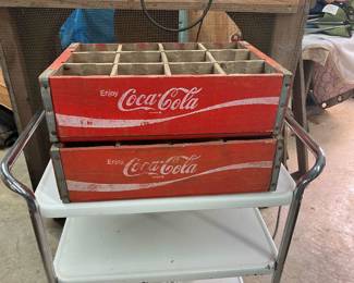 Coke wood crates