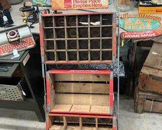 Coke display rack