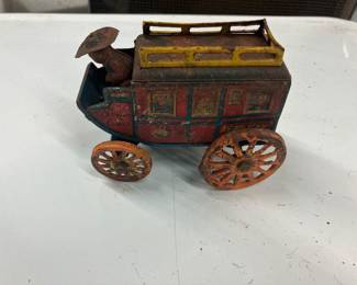 Old toy stagecoach