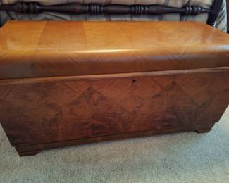 Vintage Waterfall Cedar Chest  Blanket Chest c. 1930s1940s