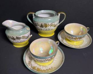 092 vintagehandpaintedlusterwareporcelai