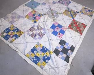 008 handmadevintagemulticolorpatchworkqu