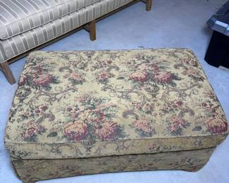 196 tapestrycoveredottoman