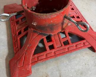 016 vintagecastironchristmastreestand