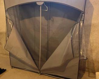 207 portablewardrobeandclothingrackwith