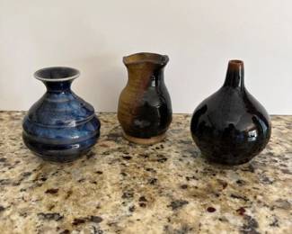 120 setof3studiopotterybudvases