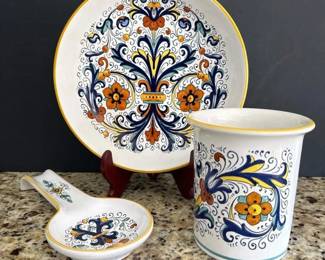121 ceramicanovaderutaitalianpaintedric