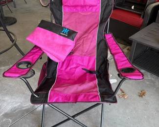 088 kijarohotpinkfoldingcampchairwith
