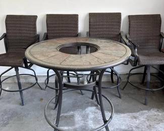 160 barheightpatiosetwithtiletoptable