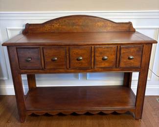 066 traditionalwoodensideboardconsoletab