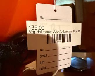 Vtg Halloween Jack 'o Lantern Bowl 