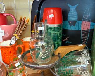 Vintage Glasses, Fish Tray