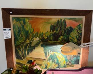 "Canal in Mexico" Alfred C Myers 