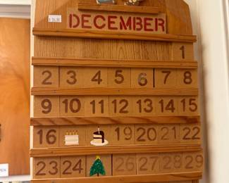 Wooden Calendar 
