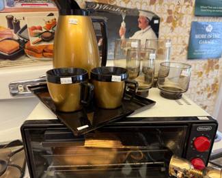 Vintage Glasses, Toaster Oven 