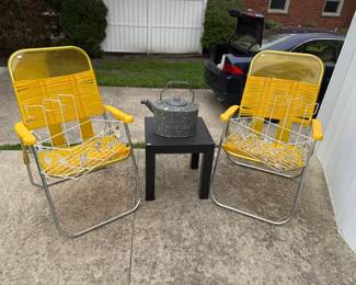 Vintage Folding Chairs 