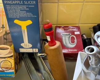 Rolling Pin, Pineapple Slicer 