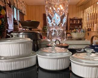 CORNING WARE CASSEROLE DISHES