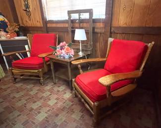 VINTAGE SPRAGUE & CARLETON CRAFTSMAN LOUNGER CHAIRS