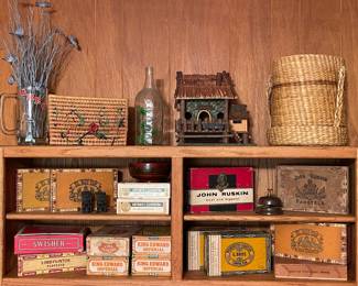 VINTAGE CIGAR BOXES