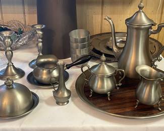 EARLY AMERICAN WEB PEWTER