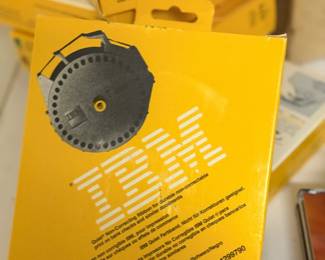 Vintage IBM computer supplies