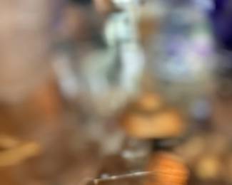 Assorted glassware and collectibles