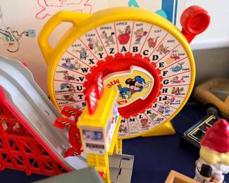Vintage alphabet learning toy