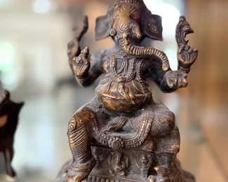 Bronze Ganesha statue