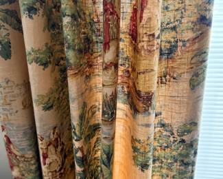 Scenic tapestry drapes