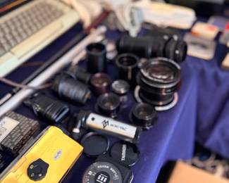 Camera equipment and light meters lot