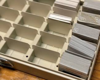 Photo slide storage trays