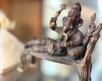 Bronze Ganesha statue