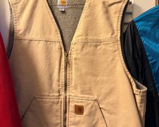 Carhartt sherpa-lined work vest