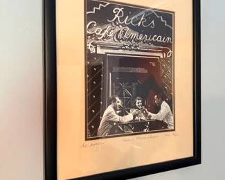 Framed Casablanca Rick's Cafe print