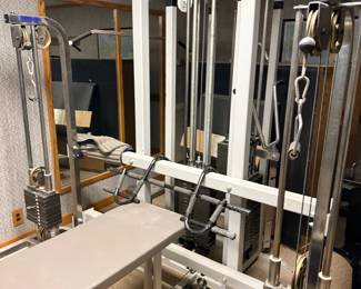 Home gym weight machine