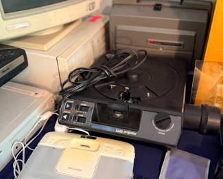 Vintage projector and AV equipment