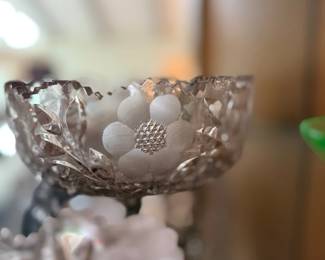 Cut crystal bowl