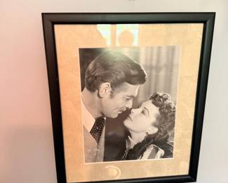 Framed Gone with the Wind print