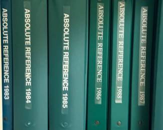 Absolute Reference binder collection