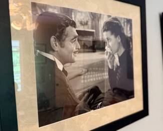 Framed classic Hollywood film print