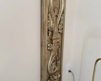 Carved wood wall panel plaque