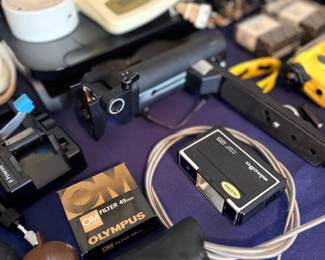 Olympus OM camera and lens equipment
