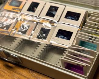 Case of 35mm photo slides