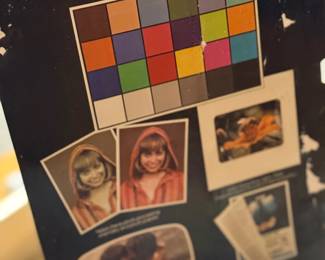 Vintage photography ColorChecker chart