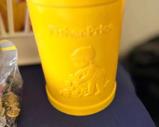 Vintage Fisher-Price yellow cup