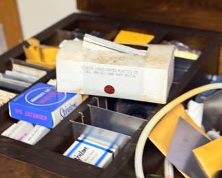Drawer of sewing notions