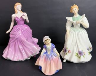 Charming Collection Of Royal Doulton Figurines