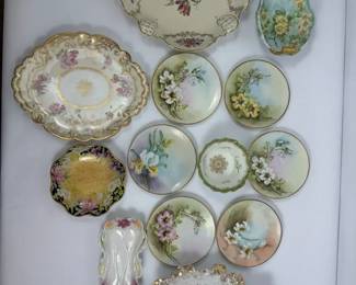 Antique Porcelain Plate  Serving Piece Collection Dresden Haviland Rosenthal